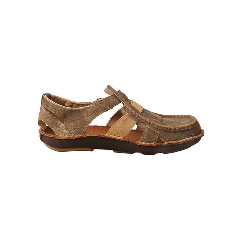 Shop Twisted X Shoes Mens Sandals Casual Closed Toe Leather Bomber