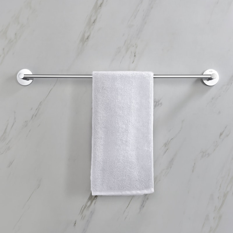 Circular 24 inch Bathroom Towel Bar