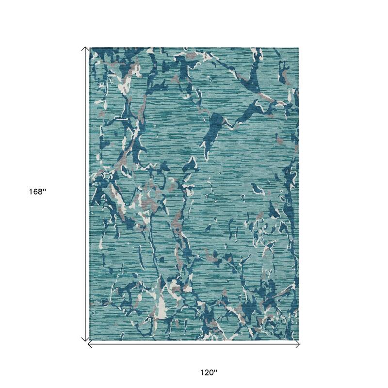 HomeRoots Striped Transitional Rectangle Outdoor Rug