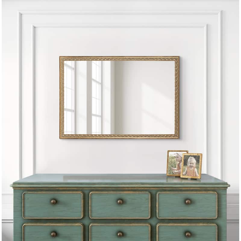 Kate and Laurel Johann Rectangle Wall Mirror