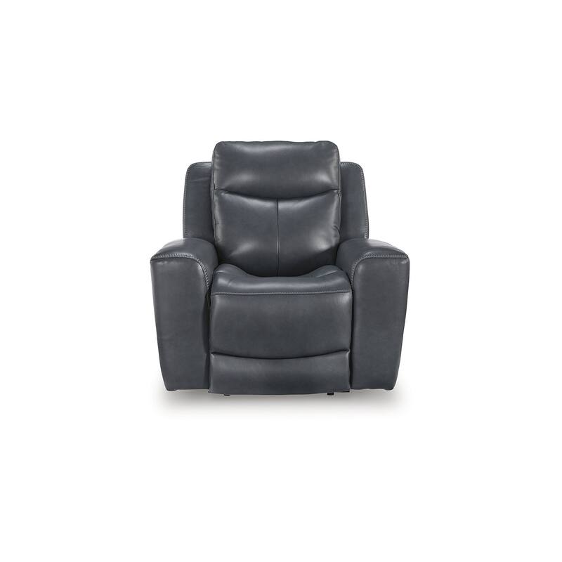 Signature Design by Ashley Mighty Moves Gray Power Recliner