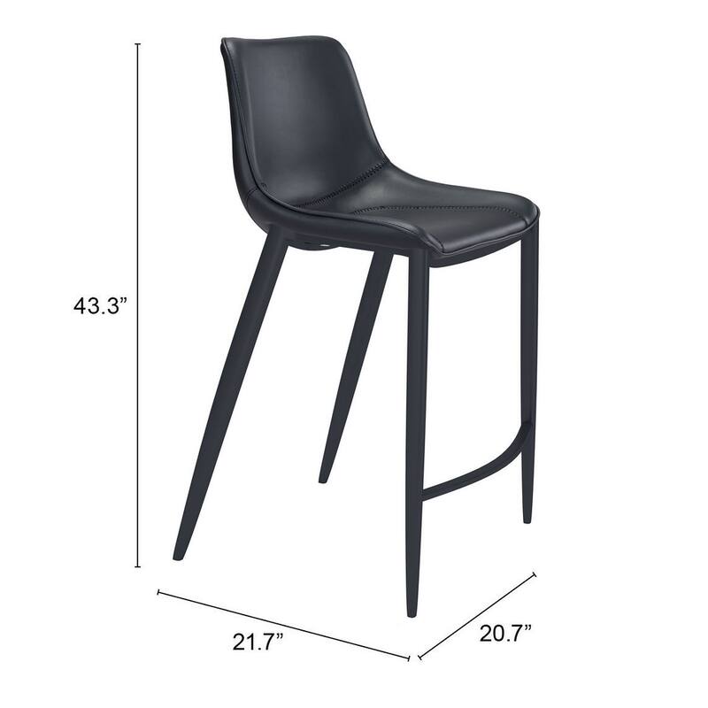 Magnus Barstool Black