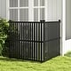 preview thumbnail 2 of 10, Costway 2/4 PCS Air Conditioner Fence Panels with Metal Ground Stakes