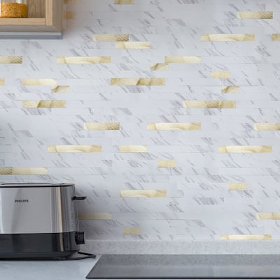 Art3d 10-Sheet Peel and Stick Backsplash Tile for Kitchen Bathroom