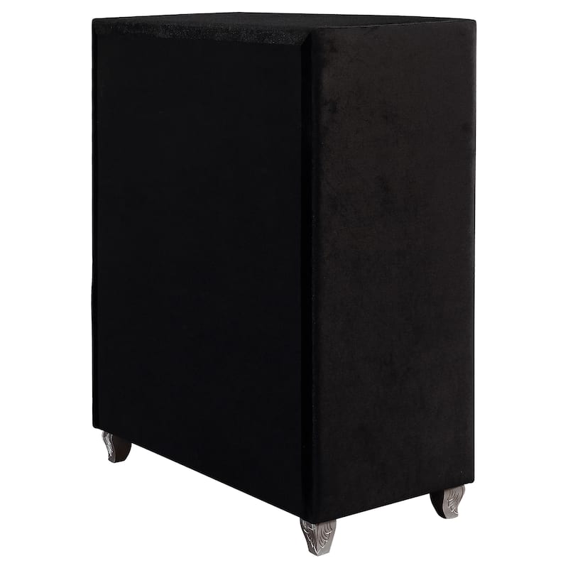 Deanna Modern Classic Upholstered Tufted 5-drawer Bedroom Chest