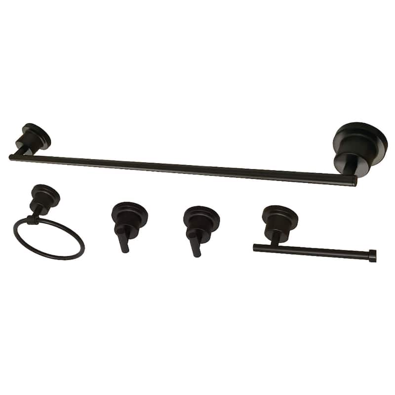Kingston Brass Concord 5-Piece Bathroom Hardware Set - Oil Rubbed Bronze