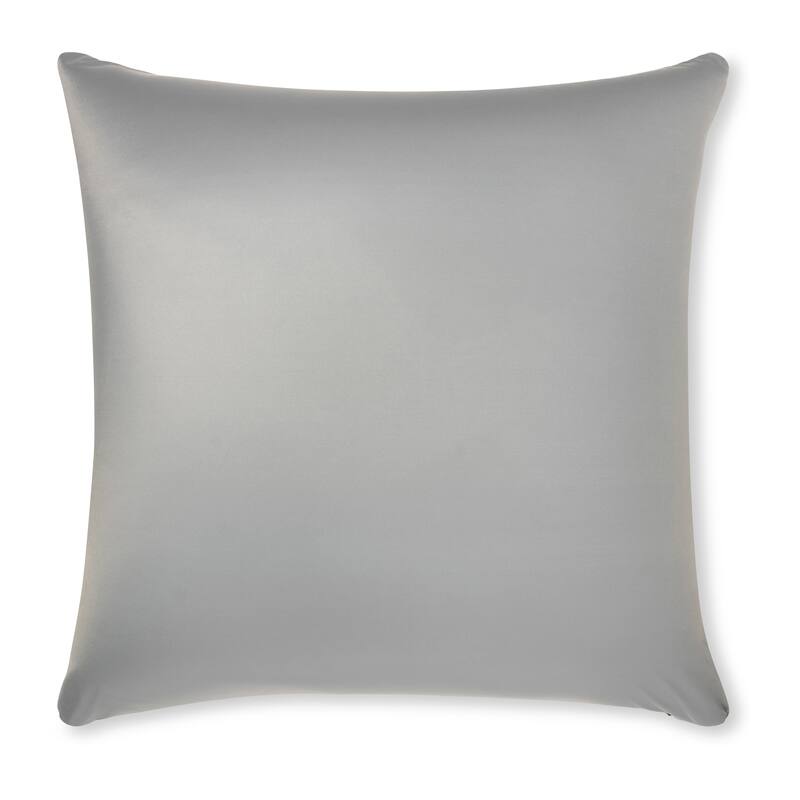 Throw Pillow Cozy Soft Microbead Light Grey: 1 Pc - | 16 x 16 |
