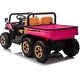 preview thumbnail 25 of 38, 24V Ride On Toys for Kids, 2 Seater Ride On Dump Truck, 4WD Electric UTV w/6 Wheels