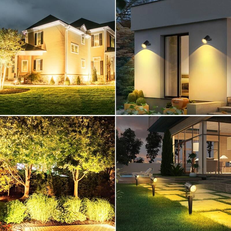 Solar Garden Spot Lights, LED Solar Landscape Light Outdoor