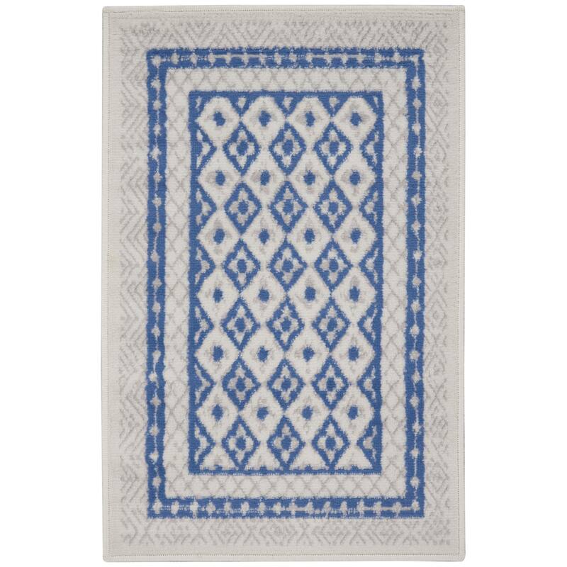 Nourison Whimsicle Geometric Moroccan Bordered Area Rug