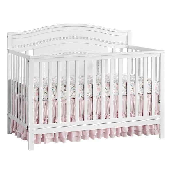 slide 2 of 5, Oxford Baby Briella 4 in 1 Convertible Crib - White White