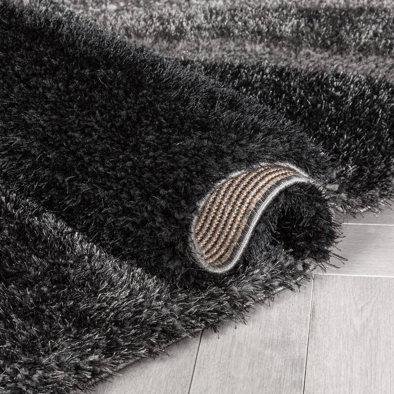 Well Woven San Francisco Luz Geometric Modern Carved Shag Area Rug