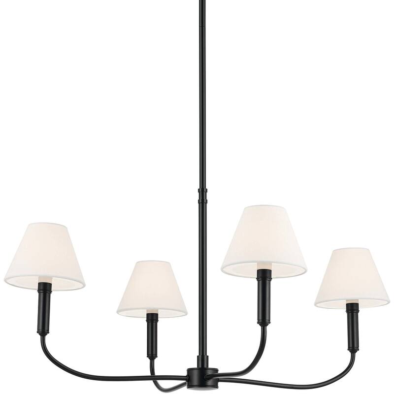 Kichler 52766 Eadie 4 Light 31" Wide Chandelier - Black