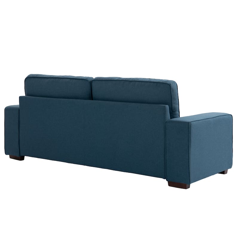 Modern 80" Upholstered Fabric 3-Seater Sofa