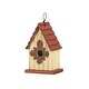 preview thumbnail 10 of 15, Glitzhome 9"H Spring Patriotic Solid Wooden Rustic Birdhouse