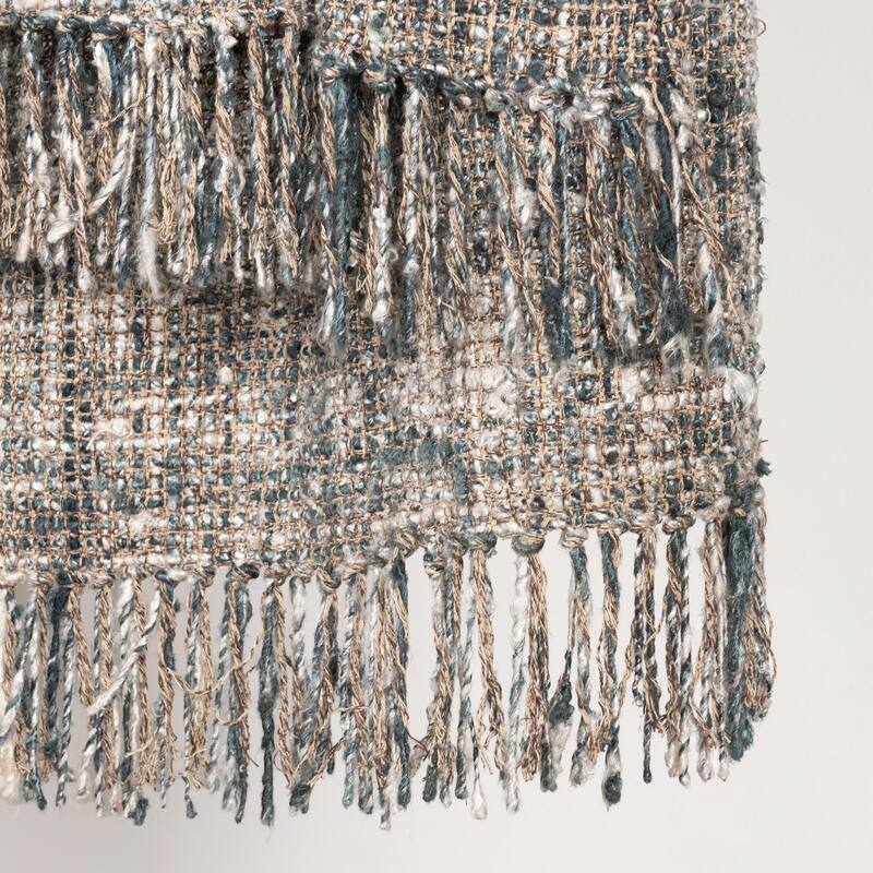 Villa by Classic Home Recycled Cotton Blend 50x70 Woven Throw Blanket