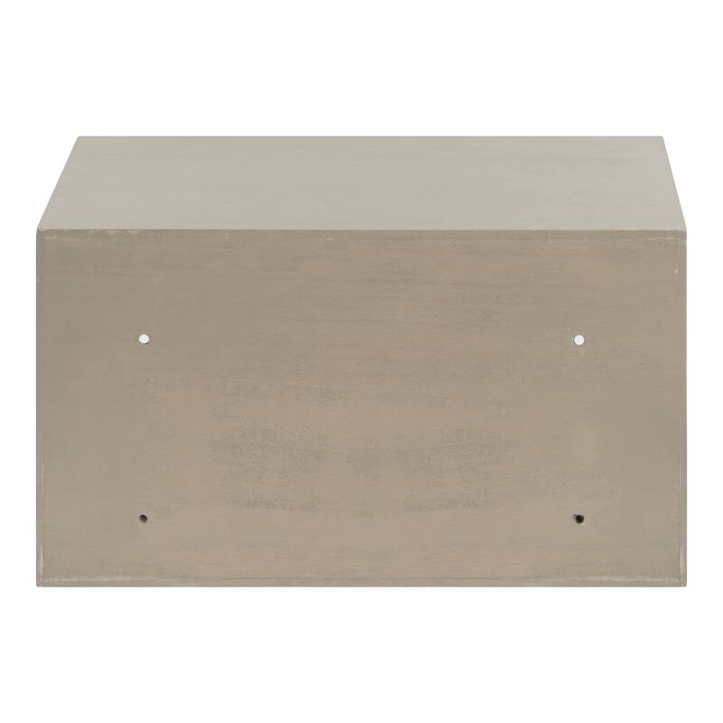Kate and Laurel Hutton Floating Wall Shelf with Drawer - 12.5x10x7