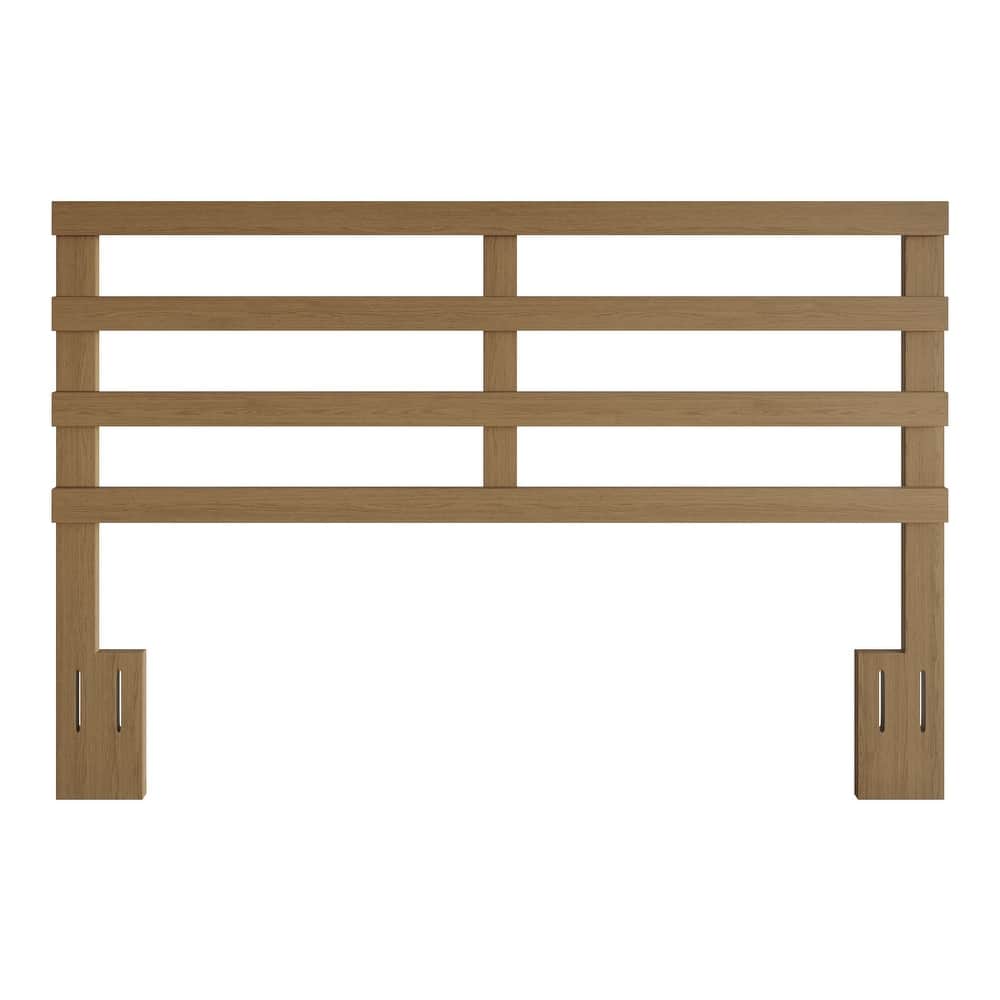 CraftPorch Modern Wooden Slat Headboard