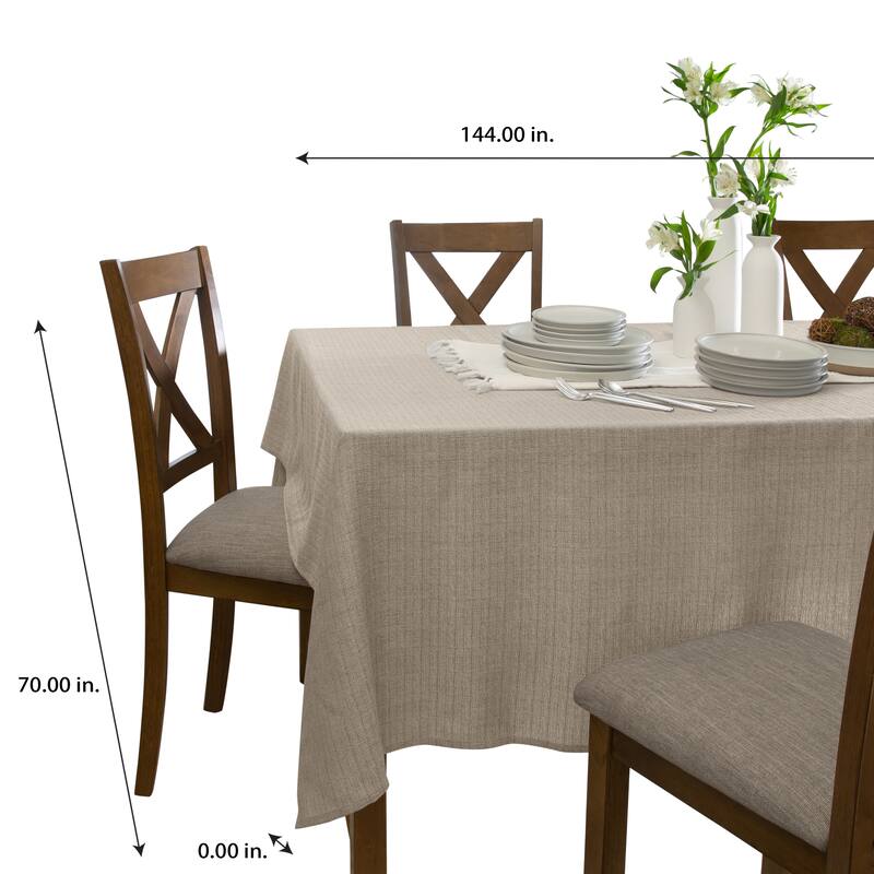 Home Details Chic and Rustic Tablecloth in Linen