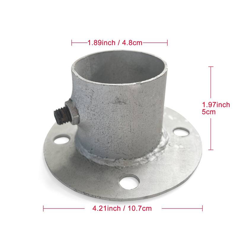 Round fence post base Inter Dia 48mm 2/4 Pack