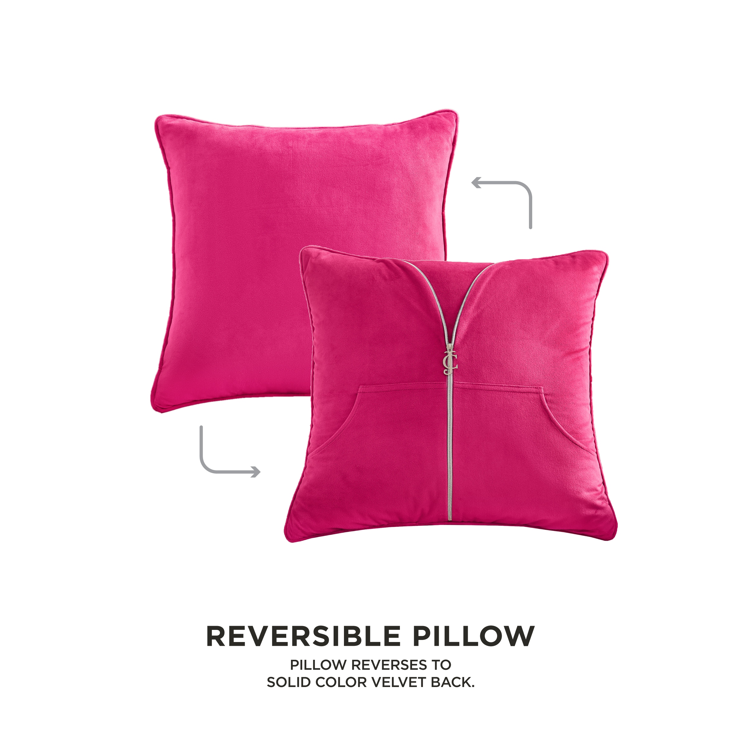 Hot pink clearance velvet pillow