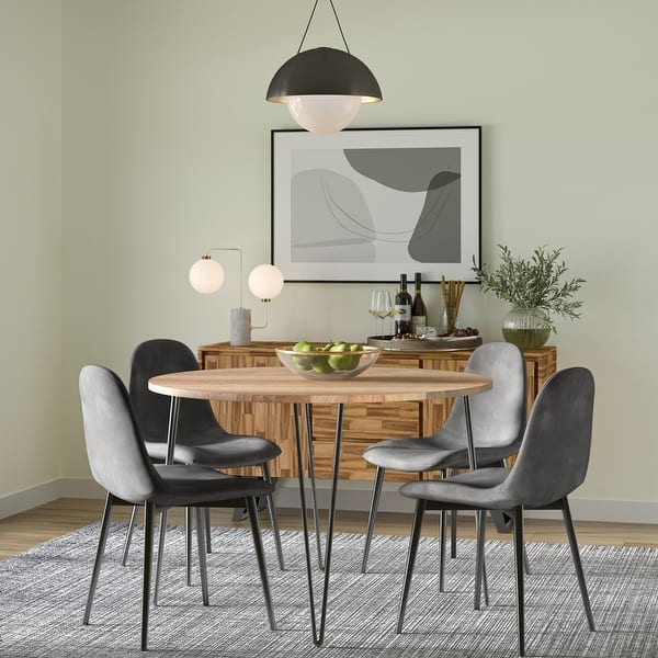 WYNDENHALL Moreno SOLID MANGO WOOD and Iron 45 x 45 inch Round ...
