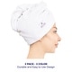 preview thumbnail 43 of 86, American Soft Linen 100% Cotton Hair Drying Towels for Women, Cotton Hair Turban Turkish Towel Wrap, Head Towel Cap for Hairs