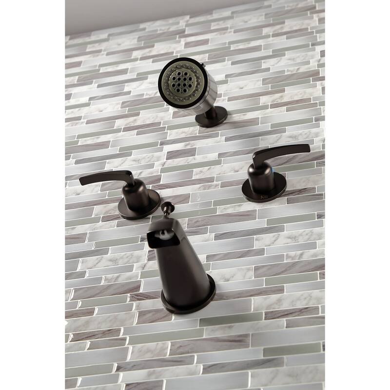 Kingston Brass Centurion Tub and Shower Trim Package with 1.8 GPM