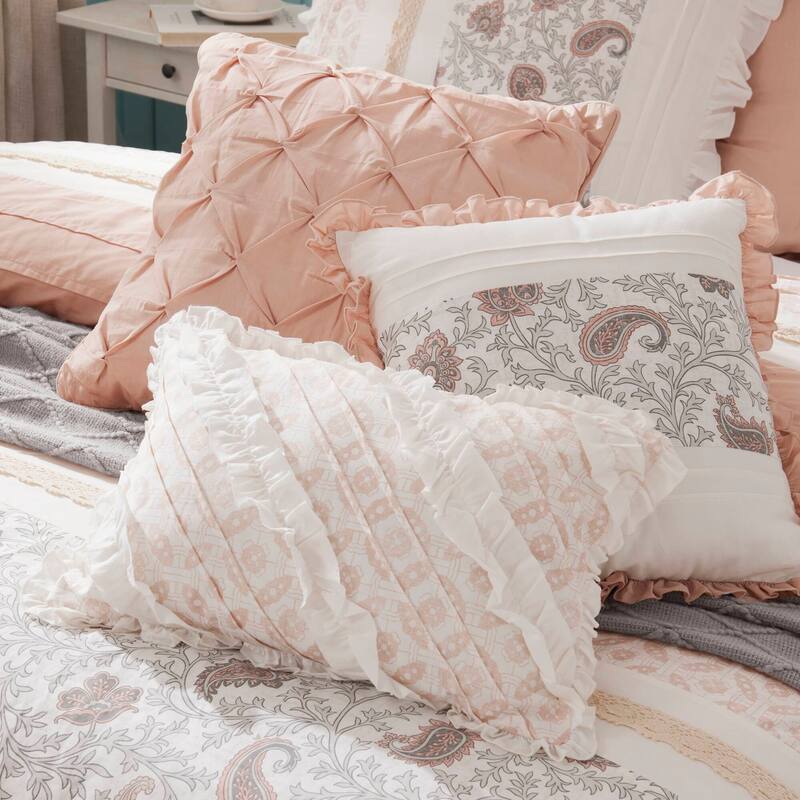 Madison Park Vanessa 9 Piece Cotton Percale Comforter Set