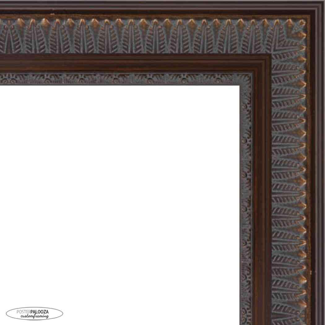 6x10 Frame Metallic Bronze Picture Frame Photo Frame UV Acrylic, Acid Free