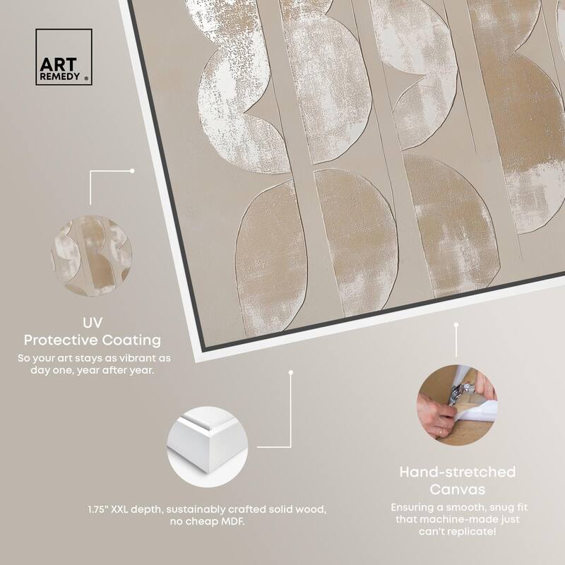Columnar Shapes II Canvas by Art Remedy