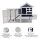 preview thumbnail 4 of 5, 48''Deluxe Wooden Blue Chicken Coop