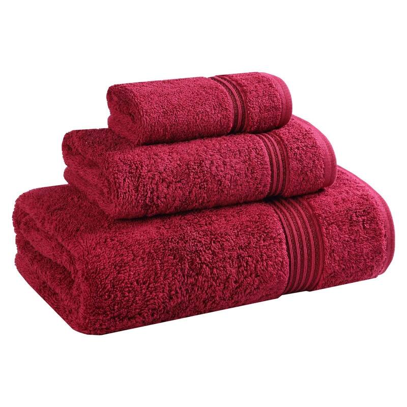 Superior Heritage Egyptian Cotton Absorbent 3-Piece Towel Set