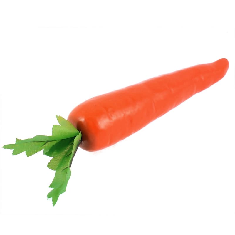 Decorative Fake Vegetable Artificial Carrot 18cm Long - Yellow