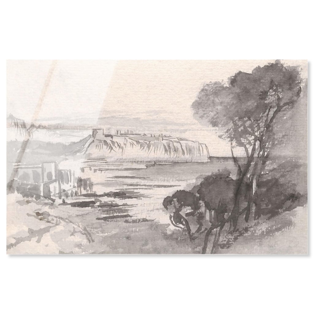 View across a Monaco Acrylic by Art Remedy, Ready to Hang