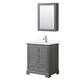 Option Dark Gray, Chrome Trim, Giotto Quartz Top