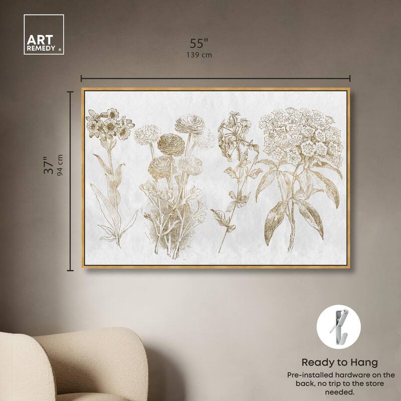 Floral Selection Quad Canvas by Art Remedy