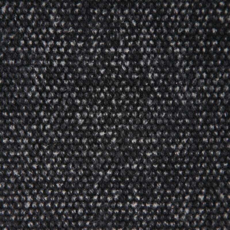 20" Black Solid Stonewash Fringed Rectangular Square Throw Pillow