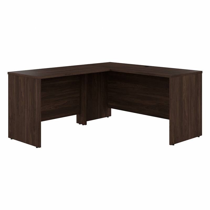 Studio C 60W x 24D L Shaped Desk with 42W Return by Bush Furniture