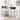 Faux Leather Upholstered Swivel Counter/Bar Stools Set of 2/3/4
