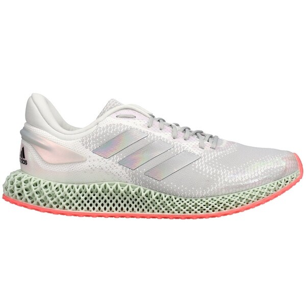 adidas 4D Run 1.0 Mens Running Sneakers Shoes - Silver,White - Overstock -  34142967