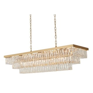 Gold Metal Chandelier With Clear Crystals Accents - Bed Bath & Beyond ...