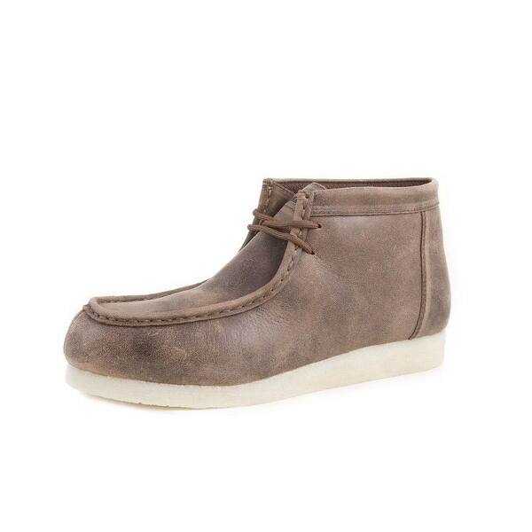 Shop Roper Casual Shoes Mens Suede Lace Up Brown Oiled Brown