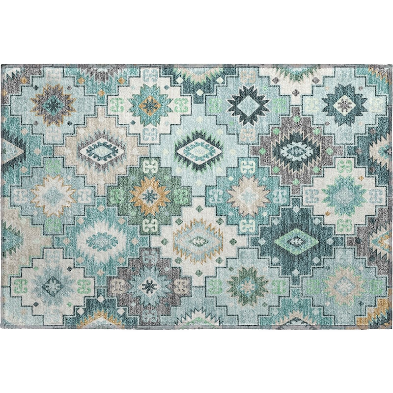 Premium Washable Super Soft Southwest Tribal Mayfield Rug