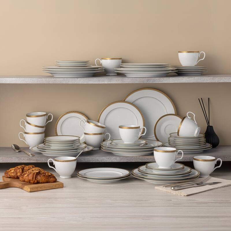 Noritake Charlotta 60-Piece Dinnerware Set, Service For 12