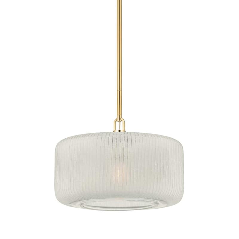 Hudson Valley Lighting 7017 Beechurst 16" Wide Pendant - Aged Brass