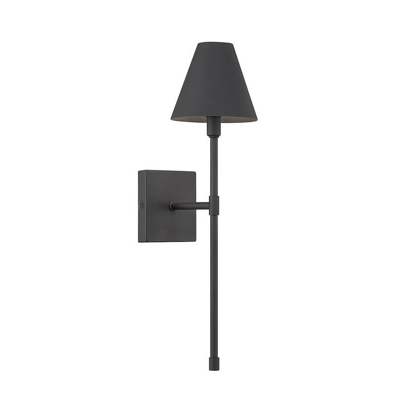 Savoy House 9-5201-1 Jefferson 20" Tall Wall Sconce - Matte Black