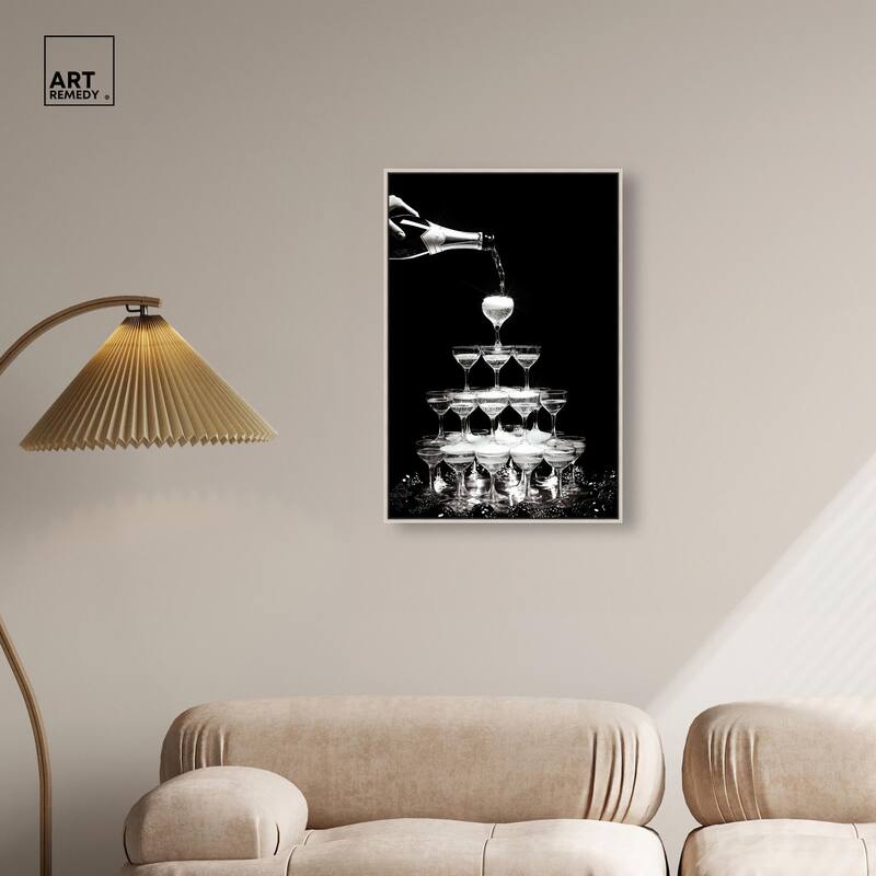 Flow of Fizz Canvas by Art Remedy