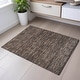 preview thumbnail 1 of 4, Premium Washable Super Soft Solid Trellis Mayfield Rug Coffee - 1'8" x 2'6"