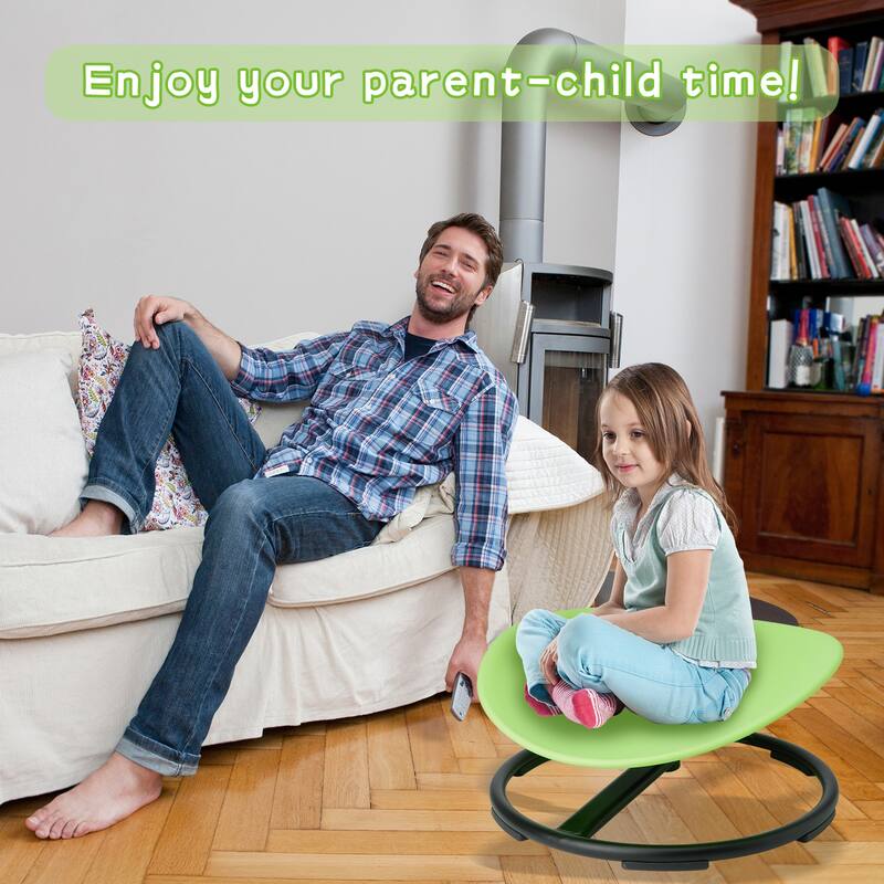 YUKOOL Round Spinning Swivel Chair - Boost Balance and Coordination in Kids